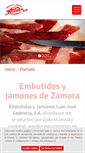 Mobile Screenshot of embutidosledesma.com